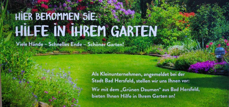 Gärtner- Gartenpflege - Heckenschnitt - Gartenhilfe- Objektpflege in Bad Hersfeld