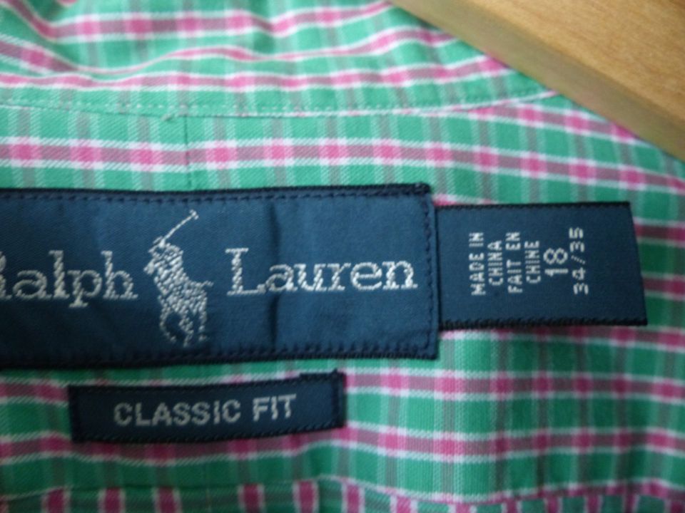Polo Ralph Lauren Hemd Gr.18 classic fit in Haan