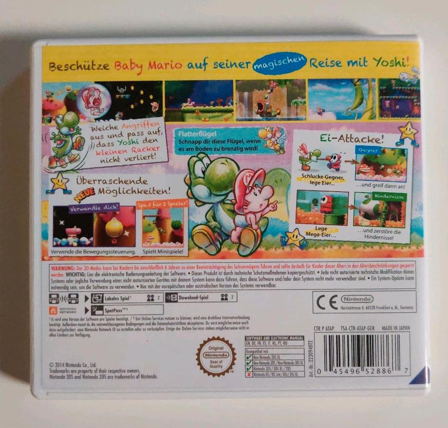 3 DS - Spielesammlung " Yoshi's new Island " in Wuppertal