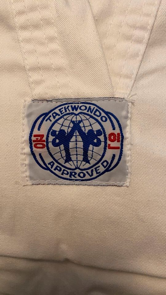 Kimono für Taekwondo weiß, Größe 176, unisex, fast neu in Hannover