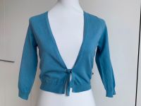 kurze Strickjacke zum Binden, taubenblau, Gr. S Düsseldorf - Flingern Nord Vorschau