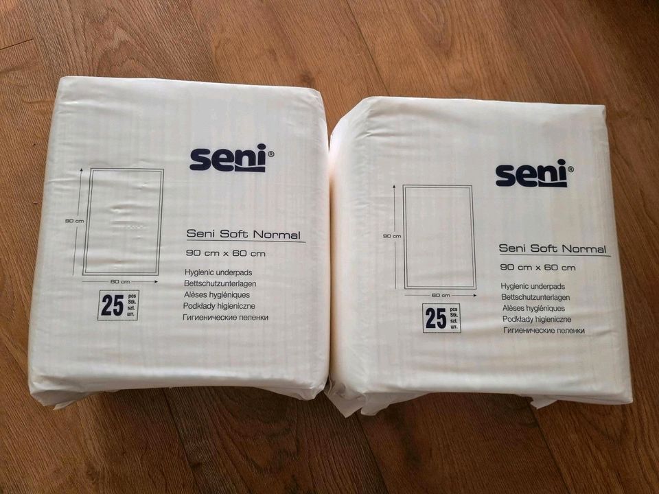 5 € Packung Bettschutzunterlagen Seni Soft Normal 90x60 in München