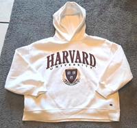 Pull & Bear Hoodie Pullover Sweatshirt Weiß Harvard Stickerei Gr Hessen - Siegbach Vorschau