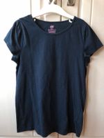 H&M Basic Baumwolle T-Shirt Shirt Mädchen halbarm blau in 134 140 Hessen - Obertshausen Vorschau