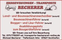 Baumaschinenführer (m/w/d) Bayern - Sonthofen Vorschau