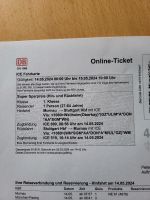 Ticket 1. Klasse 14. Mai für Mann Bayern - Murnau am Staffelsee Vorschau