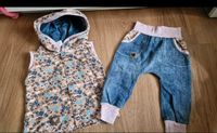 Handmade Set, Gr. 86, Baby Kleidung,  Hose, Weste Sachsen-Anhalt - Querfurt Vorschau