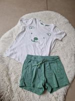 H&M Set T-Shirt Shorts weiß grün Teddybär Größe 92 Dortmund - Hombruch Vorschau