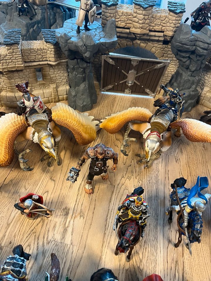 Riesiges Schleich Set Ritterburg und Kampfarena in Niederkrüchten