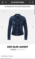 G-STAR RAW 3310 slim jacket  women Jeansjacke dunkelblau L Damen Sachsen - Limbach-Oberfrohna Vorschau
