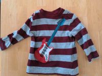 Gestreiftes Langarm Shirt Pullover Gitarre 62 68 Leipzig - Eutritzsch Vorschau