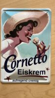 Metall-Blechschild - "Cornetto" Eiskreme - 20 x 30 cm - neuwertig Schleswig-Holstein - Lübeck Vorschau