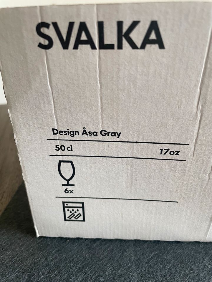 6x Gläser Ikea Svalka 50 cl in Hünxe