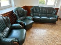 Couch / Ledersofa + 2 Sessel Sachsen-Anhalt - Ilsenburg (Harz) Vorschau