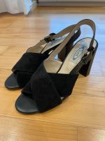 Tod‘s Sandalette Nubuk schwarz Größe 37,5 Frankfurt am Main - Sachsenhausen Vorschau