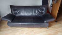 Ledercouch Sofa schwarz Leder Nordrhein-Westfalen - Viersen Vorschau