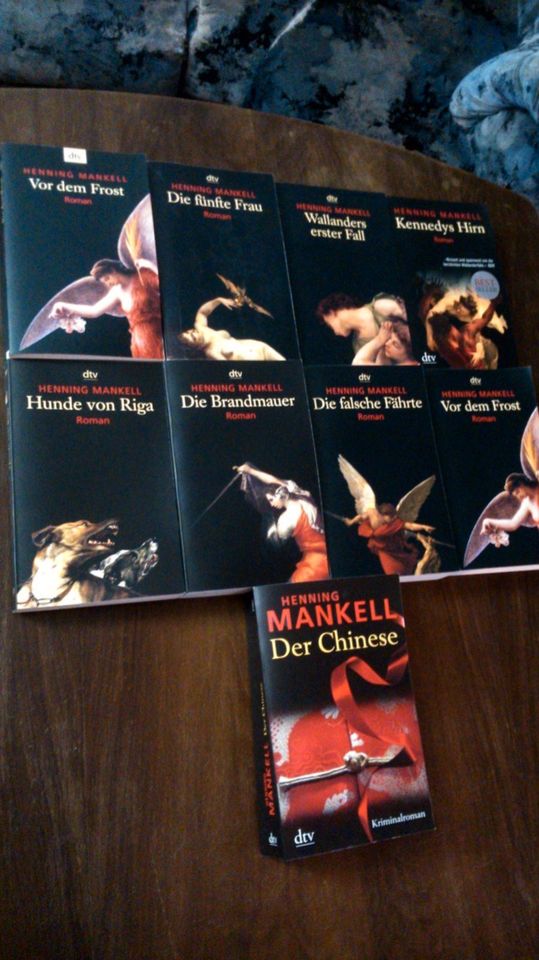 9 Henning Mankell Romane in Düren