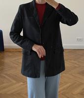 Mango Blazer Jacke Leinen Baumwolle Schwarz Berlin - Friedenau Vorschau
