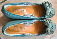 MJUS 100% Leder Pumps/Ballerina Gr.38 Keilabsatz Berlin - Hellersdorf Vorschau