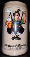 1989 - offizieller Oktoberfestkrug, Jahrgangskrug, Bierkrug Koblenz - Urbar Vorschau