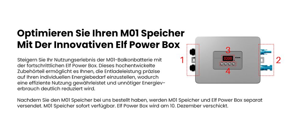 Powerness M01 Balkonkraftwerk Speicher Kapazität von 1536Wh-Berlin in Berlin