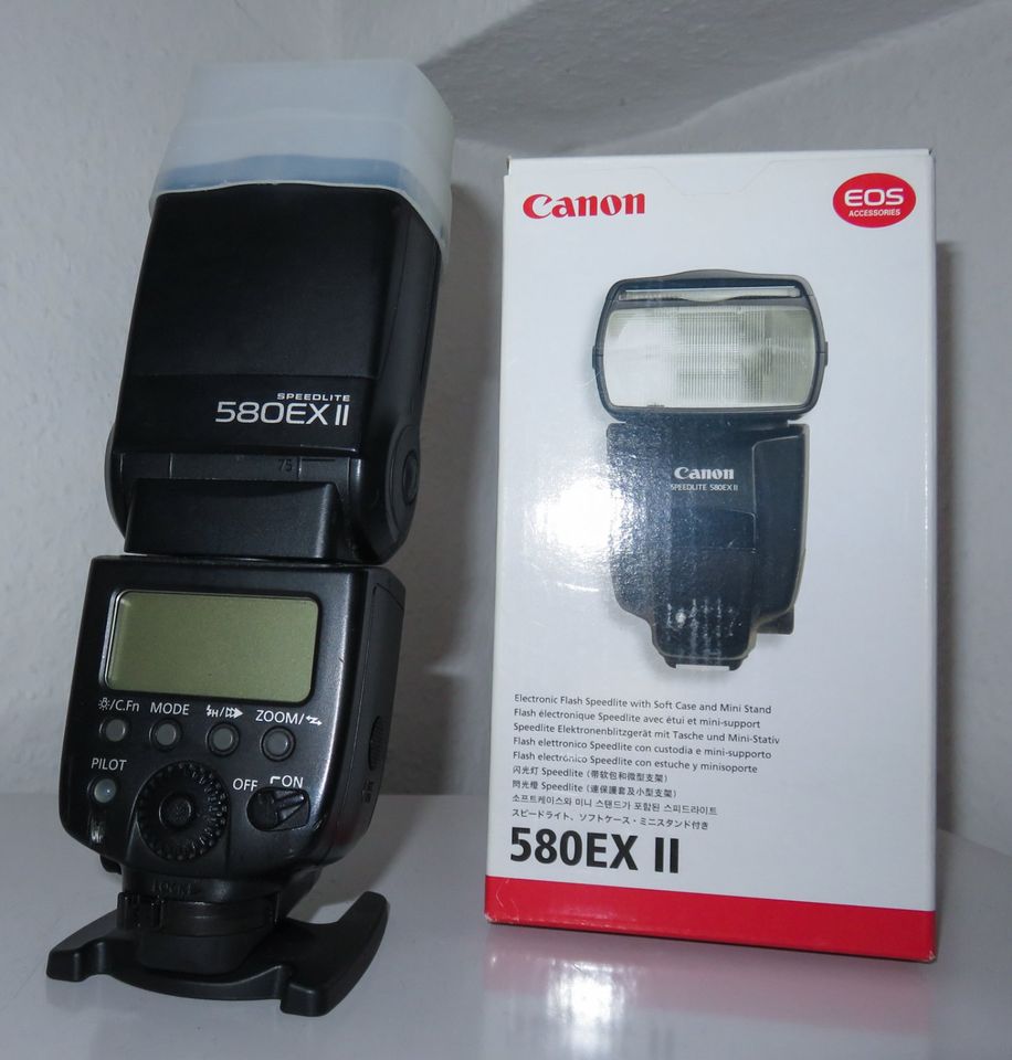 Canon Speedlite 580EXII inklusive Diffusor in Deggingen