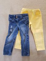 Jeanshose Esprit + Stoffhose gelb Gr. 92 Baden-Württemberg - Jettingen Vorschau