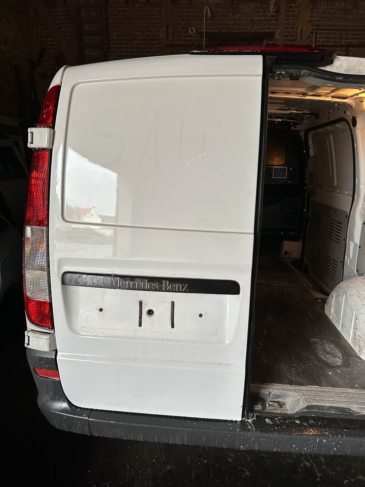 Mercedes Vito W639 Flügeltür Weiß hinten links in Vettweiß