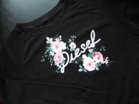 DIESEL Sweatshirt Gr L 40 schwarz Blumen Logo Pullover Pulli Nordrhein-Westfalen - Gelsenkirchen Vorschau