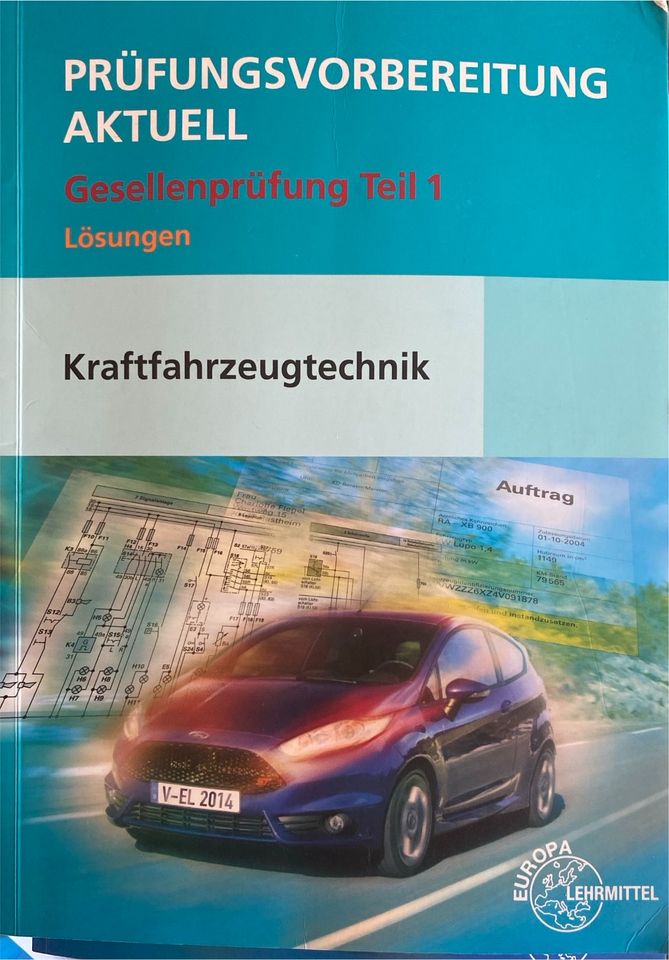 Prüfungsvorbereitung und Lösung Kraftfahrzeugtechnik Teil 1 in München