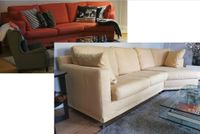 Ecksofa, Designer Sofa aus Italien, Bezüge in Rot UND warmen Gelb Düsseldorf - Angermund Vorschau