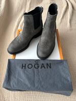 Hogan Herren Stiefeletten grau Velourleder Gr. 8 Kr. Dachau - Dachau Vorschau