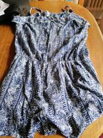 Jump suit Damen Kurz Sommer Hosenkleid gr. 42  blau-weiss Bayern - Arnstorf Vorschau