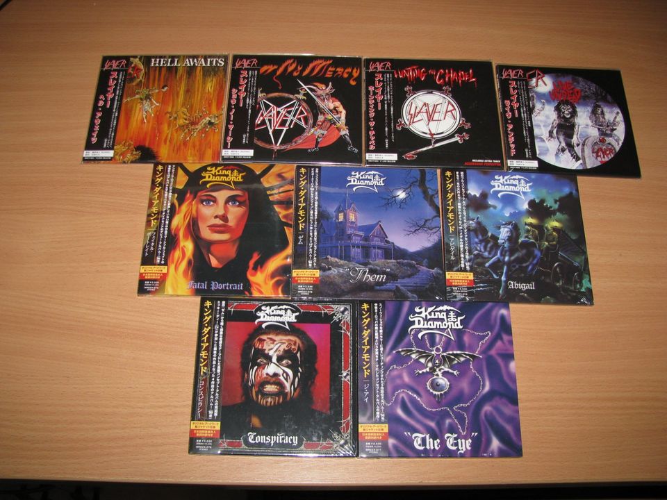 CD Black Sabbath, Judas Priest, AC DC, King Diamond, Motorhead in Poing