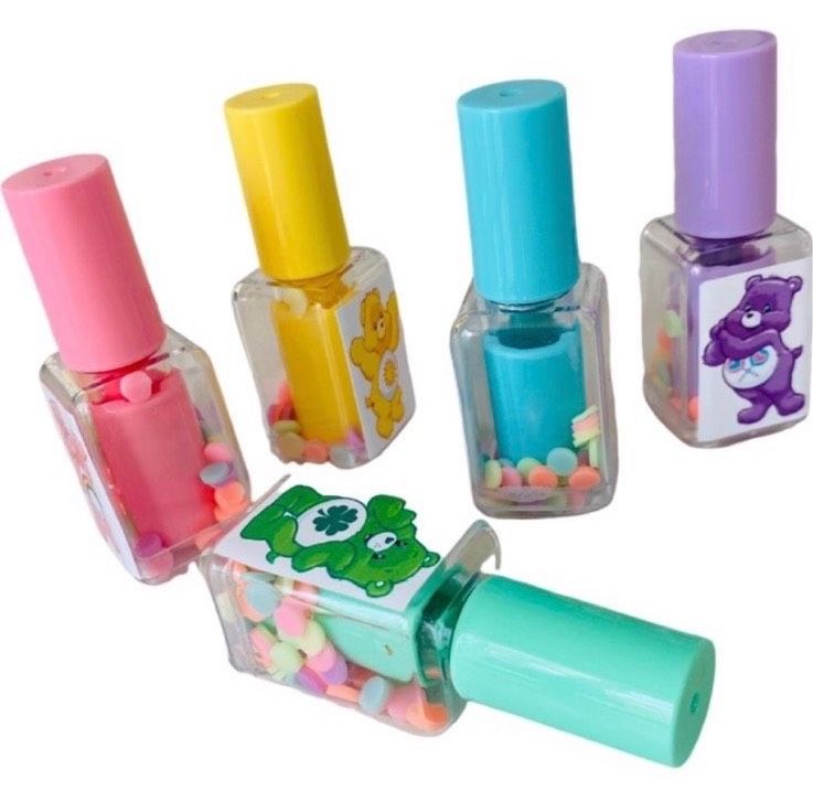 Glücksbärchi care bears 80 s textmarker stifte Pastell Nagellack in Postbauer-Heng