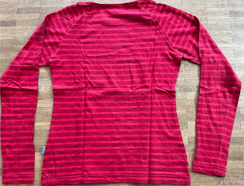 Elkline Shirt Gr. 36, S, rot gestreift in Altenholz
