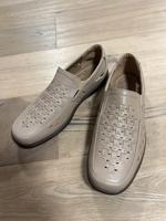 Herrenschuh Halbschuhe Mokasin Beige gr 43 Niedersachsen - Rühen Vorschau