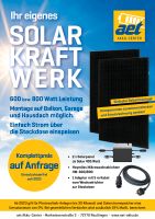 Solar- /Balkonkraftwerk mit 800W Mikrowechselrichter (Hoymiles) Baden-Württemberg - Reutlingen Vorschau
