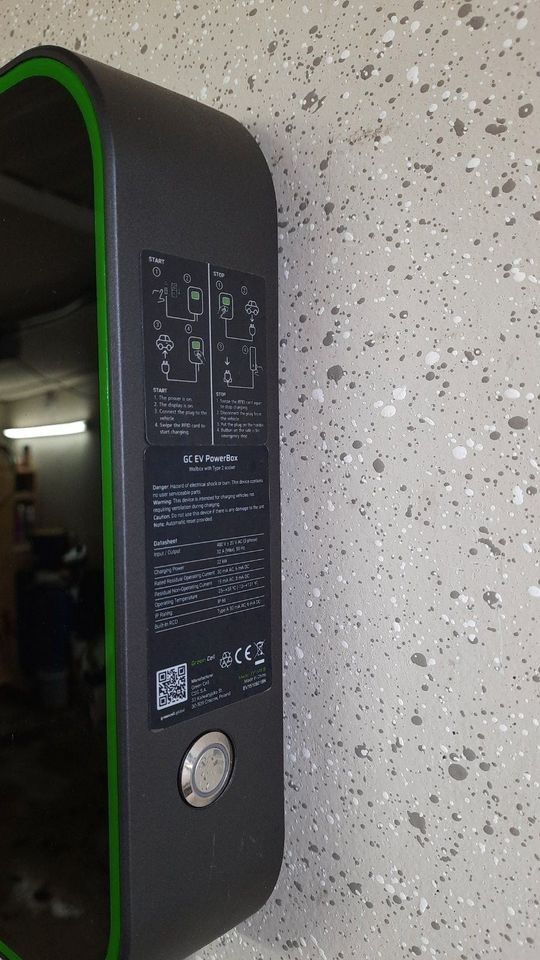 GreenCell Wallbox 22Kw 32a RFID Typ2 in Nieheim