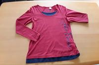 Langarmshirt dünn Shirt chillirot/blau  Gr. 36/38 Bayern - Königsbrunn Vorschau