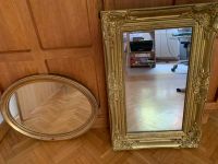 2 goldene Spiegel auf Holzgrund Nordrhein-Westfalen - Versmold Vorschau