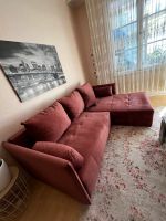 Furnix Sofa / Couch ausziehbar mit Bettkasten und Kissen Mitte - Wedding Vorschau