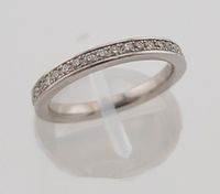 Palladium Ring Memory - Diamanten 0,45 ct. | RG 50 | 950er Palladium | Damen G 1697 Bayern - Regensburg Vorschau