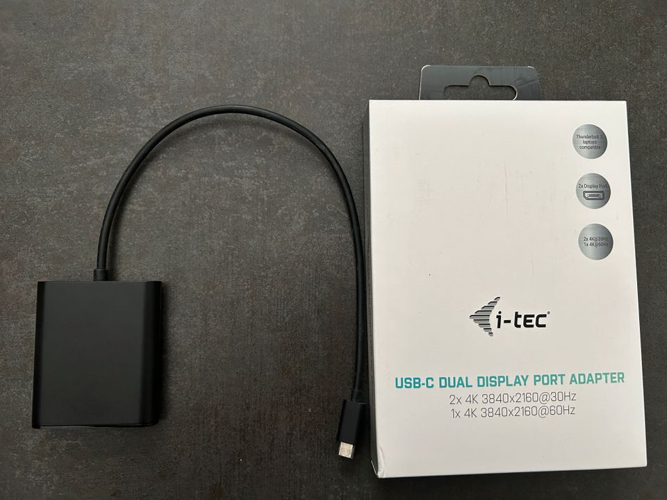 Adapter USB C auf Dual Display Port Video Adapter 4K HD in Schopfheim