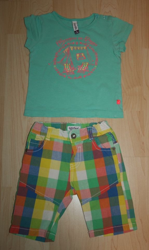 Wunderschöne Kombination, T-Shirt und Hose, von babyface, Gr. 80 in Gevelsberg