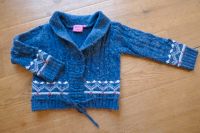 Wolle Strickjacke warm blau Norweger Strick Jubel 92 98 Baden-Württemberg - Gottmadingen Vorschau