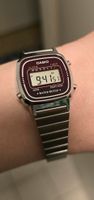 Casio retro 3191 bordeaux silber Uhr Schleswig-Holstein - Lübeck Vorschau