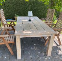 Gartentisch und 6 Stühle Echtholz Nordrhein-Westfalen - Detmold Vorschau
