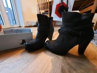 Dunkelgrau Highl Heels Stiefeletten Bayern - Günzach Vorschau