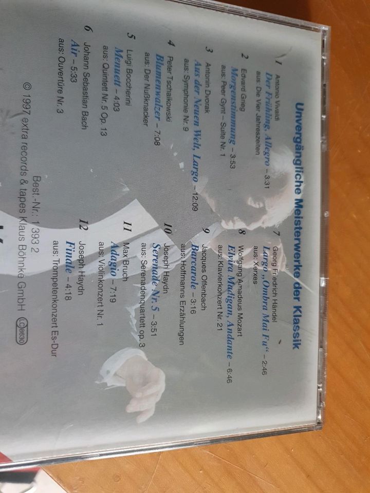 4 CD Musik zum Genießen zus. 3 Eur in Burgdorf